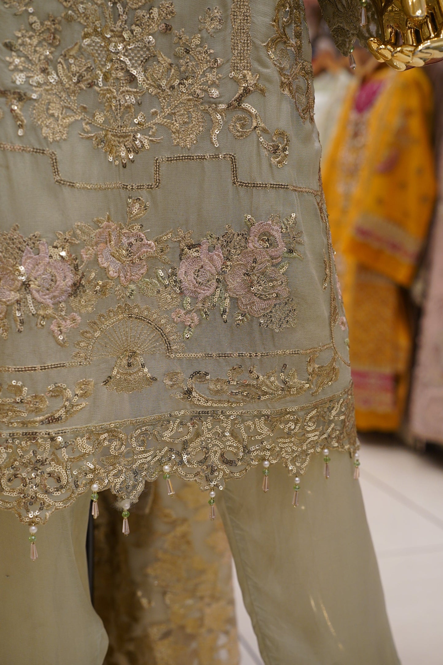 Tehwar - V3 - Luxury Festive Collection - Chiffon - Ready to Wear -  D8