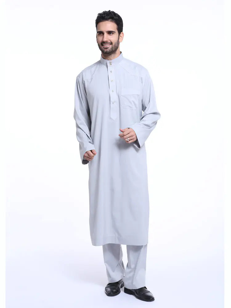 Men's Arabic Thobe - Hui Style Traditional Robe