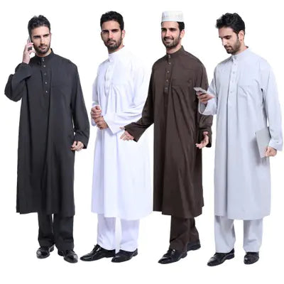 Men's Arabic Thobe - Hui Style Traditional Robe